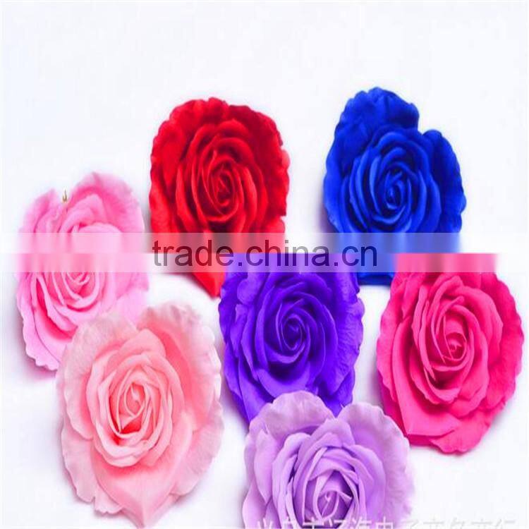 High quality valentine's day gift box artificial heart-shaped soap flower carving for decoration