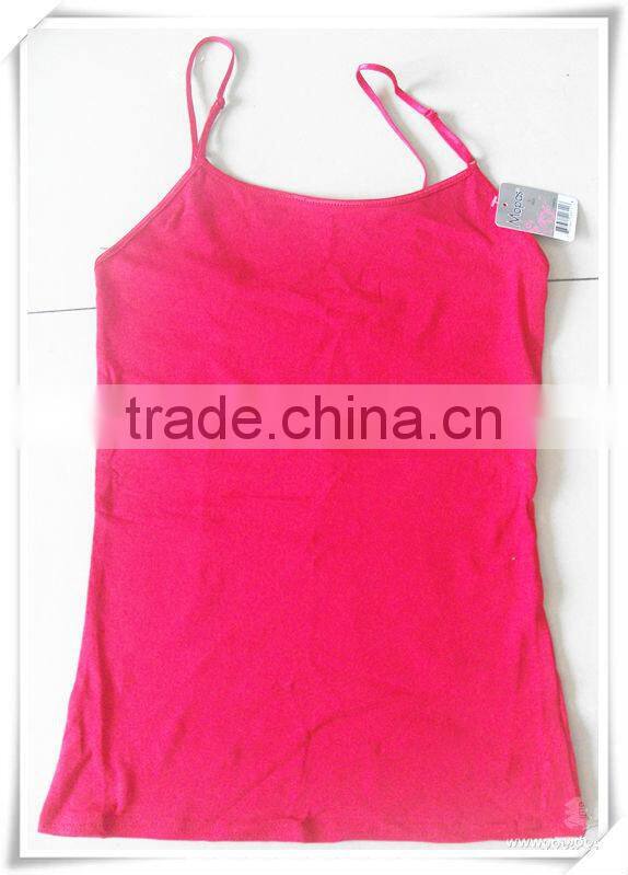 Women's fashion cotton slip Shoulder Camisole/tank top