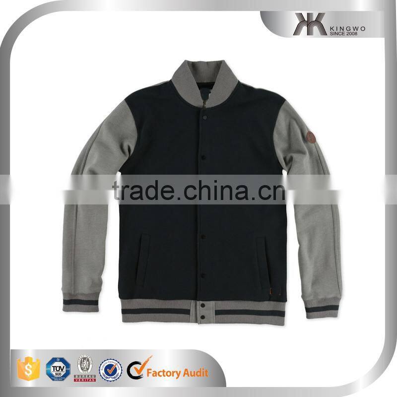 custom varsity football jacket black with patch