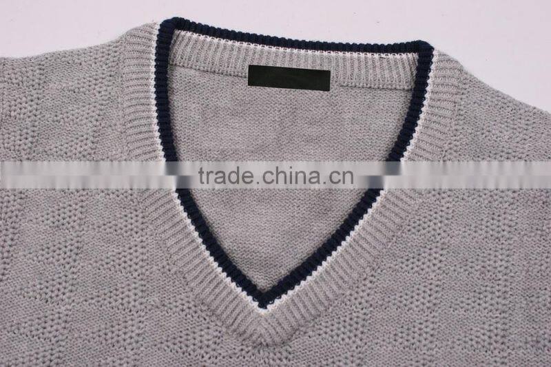 Boy Fashion Ribbed Turtleneck Plain Sweaters