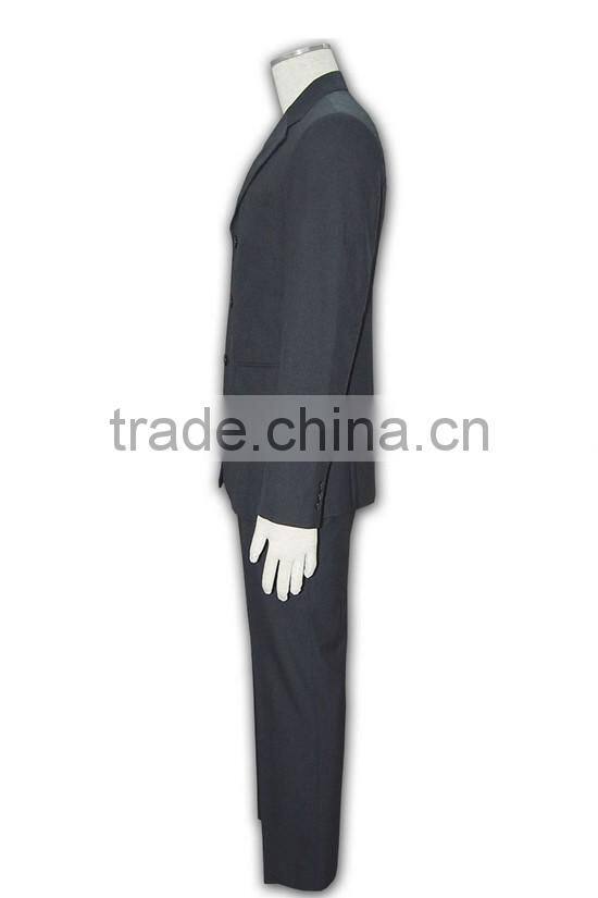 Tailor-made Festival fashion one button black custom uniform company