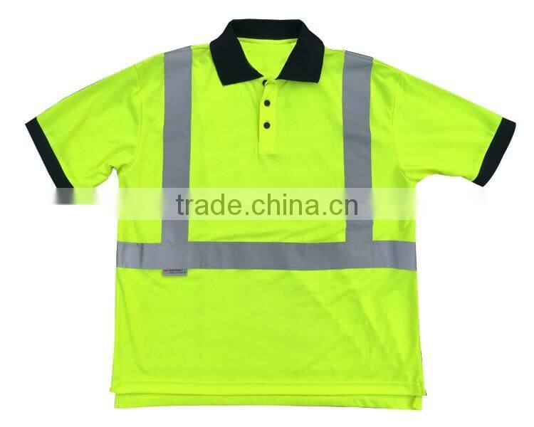 OEM eyesbird heat transfer reflective tape security t shirt uniform polo shirt