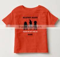 wholesale little boys fashion Halloween boy orange print T-shirt
