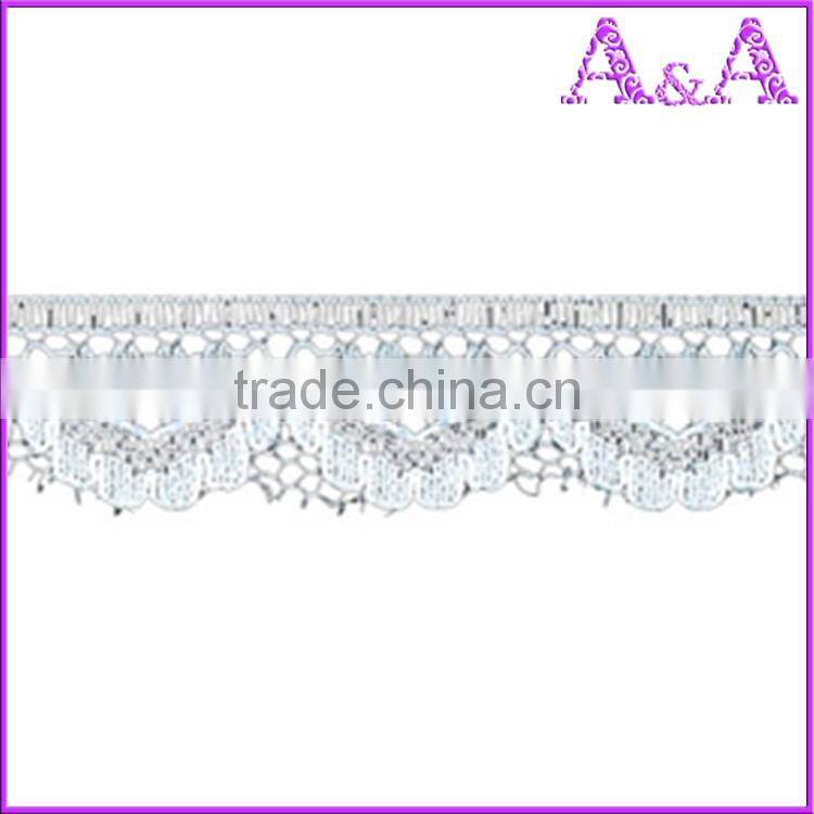 Custom made embroidered cotton lace