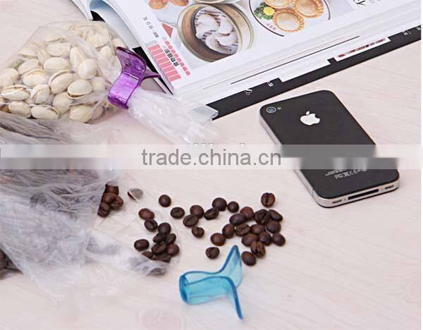 Plastic promotional Butterfly Bag seal clips