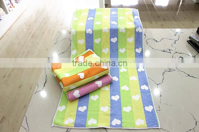 Wholesale 100% Cotton Custom Printed Velour Face Towel