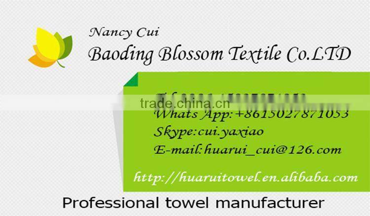 2015 New designs 100% cotton yarn fabric jacquard high quality china manufacturer promotion beach traveling towels