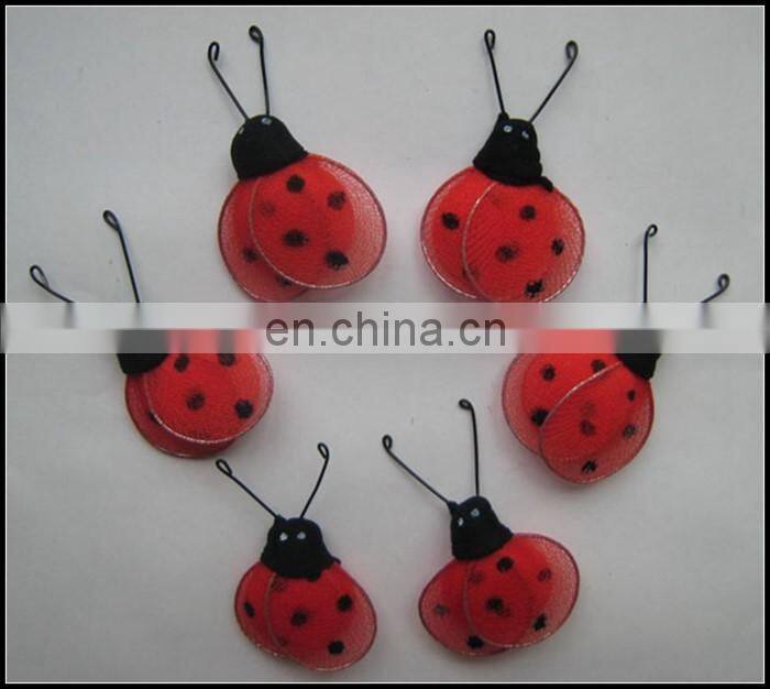 Mini size Artificial ladybug decoration