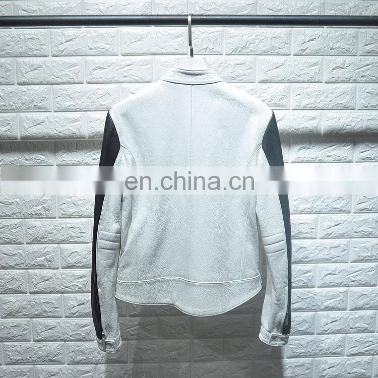 Wholesale Fashion Clothes Cheap Floral Real Leather Jacket Girl