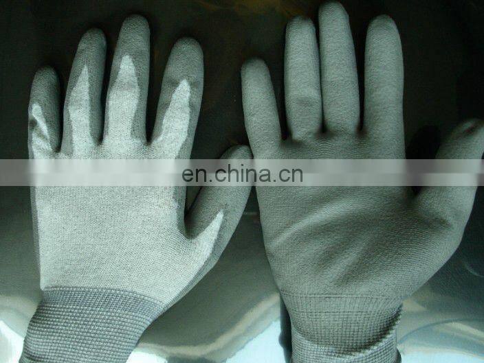 Static dissipative Nylon antistatic ESD palm fit gloves