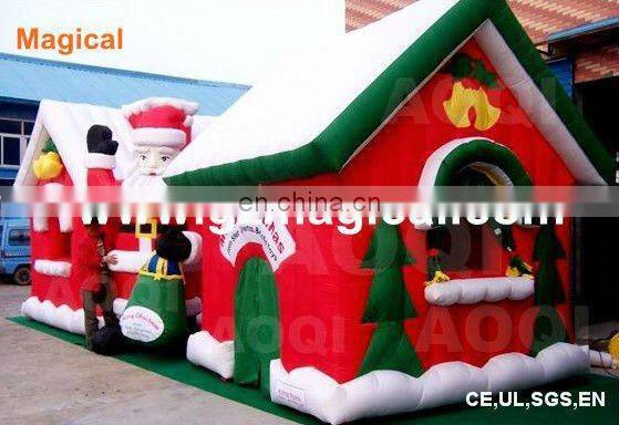 Inflatable Santa Sleigh Merry Christmas Arch