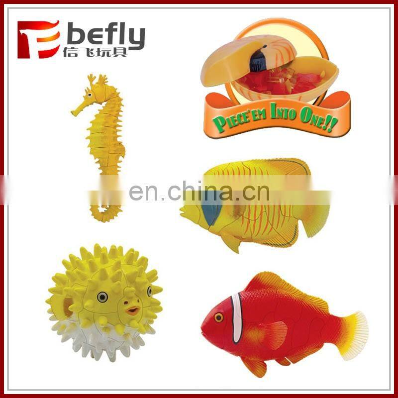 Shantou 3d plastic puzzle surprise egg toys