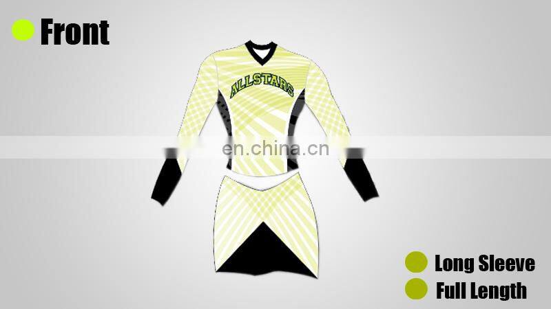 Hot Sales Newest Fashion Comfortable wholesale custom sublimated Cheerleader Uniform