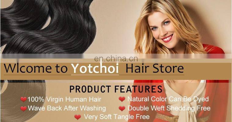 Neat & Clean Hair Weaving Good Sewing Machine Made Hair Weft Natural Black Can Be Dyed/Bleached Brazilian Remy Hair