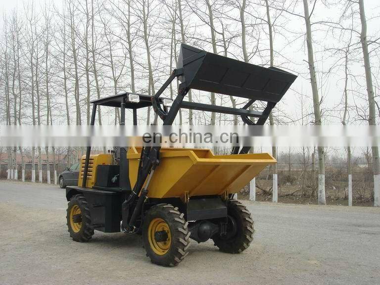 1.5ton site dumper truck with selfloading