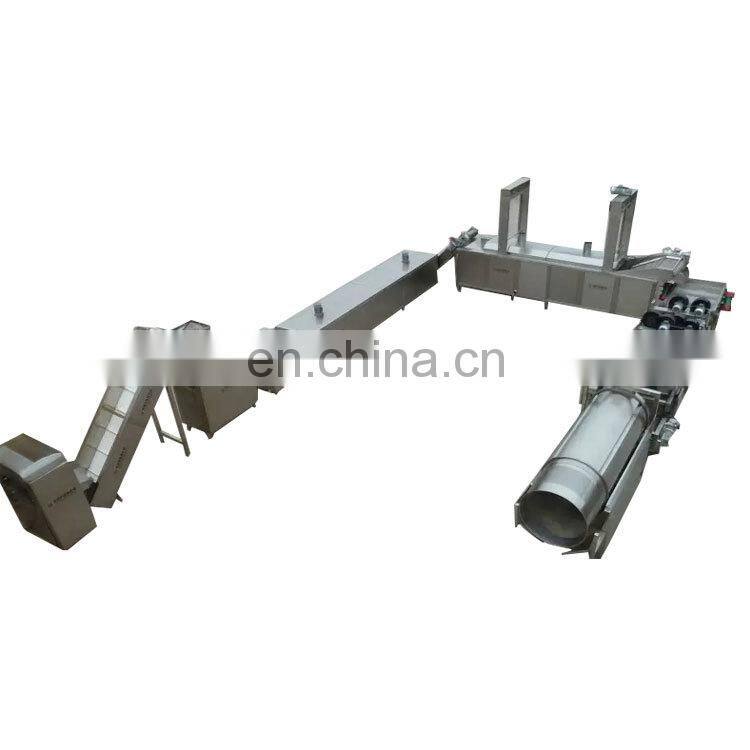 Automatic potato chips making production line french fries making production line