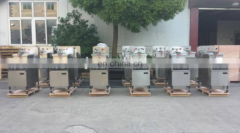 China factory hot selling industrial fish chicken meat potato chips fryer machine with cabinet price