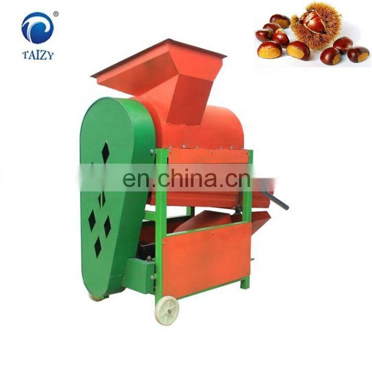 Taizy High efficient chestnut sheller/huller/dehulling machine