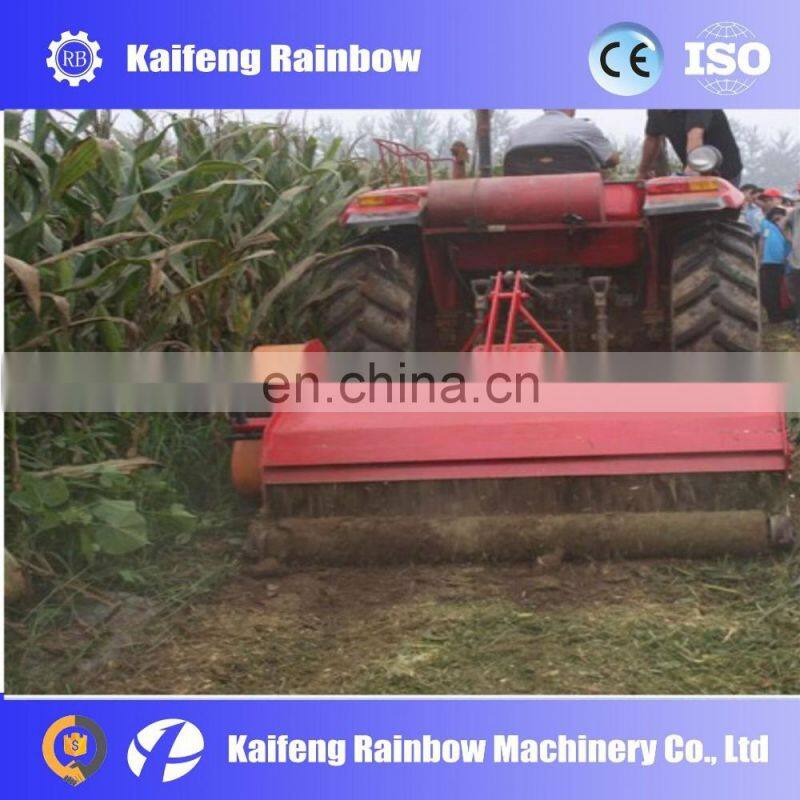green grass cutter and dry grass cutter maize straw chopped back to field machine