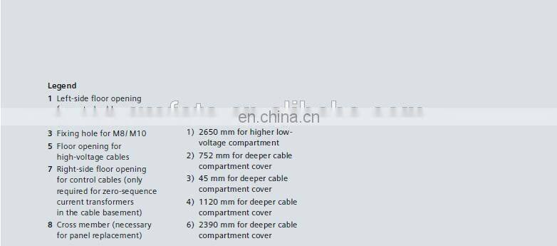 SIEMENS NXPLUS 24KV SIEMENS Gas Insulated Switchgear SIEMENS GIS
