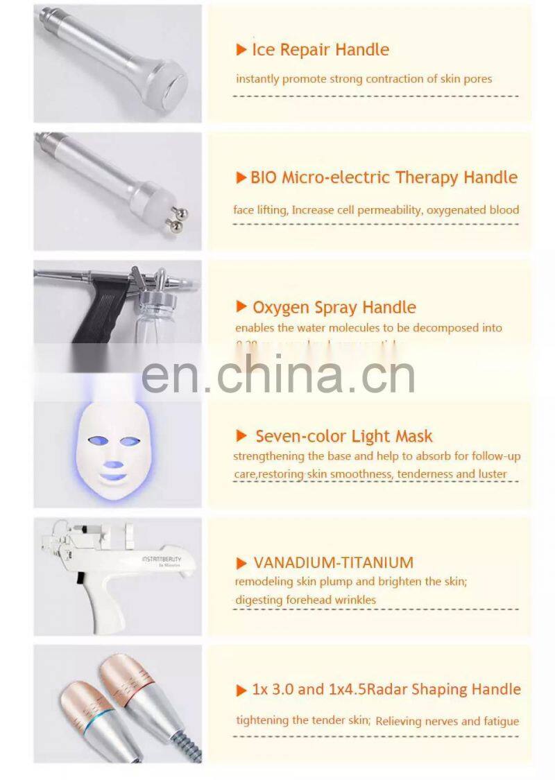 Multi-functional 11 In 1 Oxygen Injection Water Spray Small Bubble Skin Care Aqua Facial Beauty Machine
