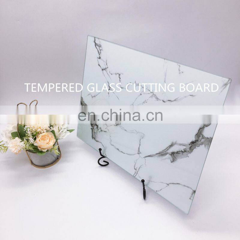 12'' x 16'' Tempered Glass Cutting Board for Kitchen Chopping Board Sublimation Glass Cutting Board
