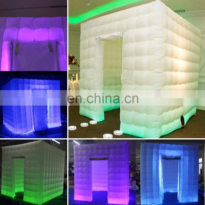 New Design LED Tent Inflatable Photo Booth Wall