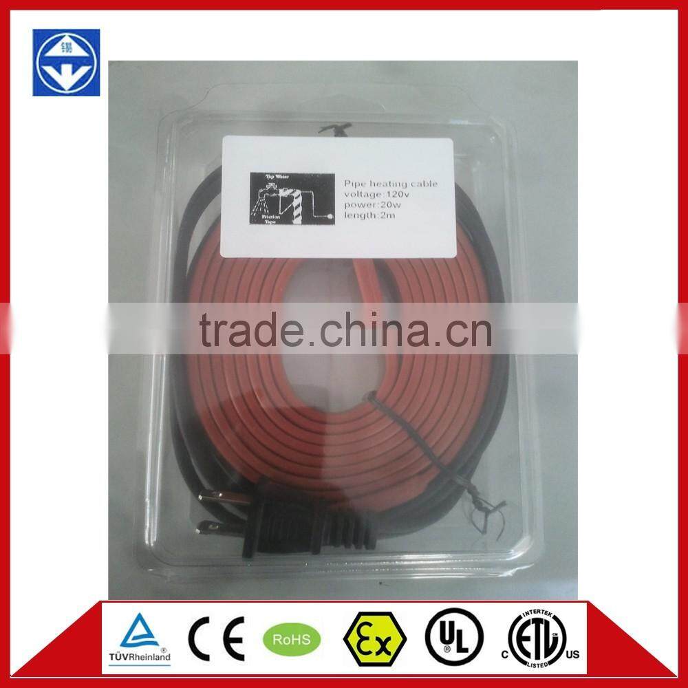 silicon rubber pipe heating cable