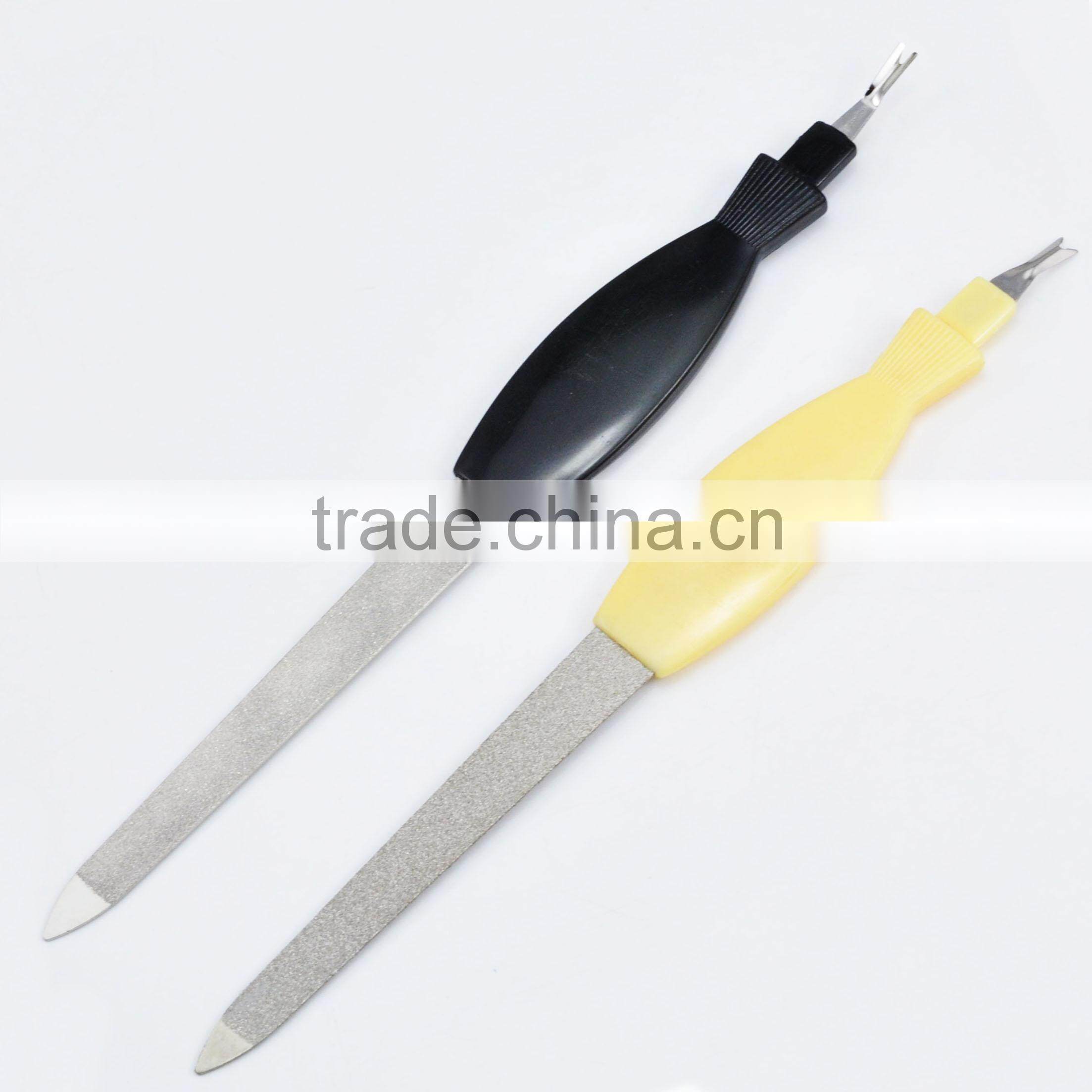 Disposable dead skin remover tool with nail file