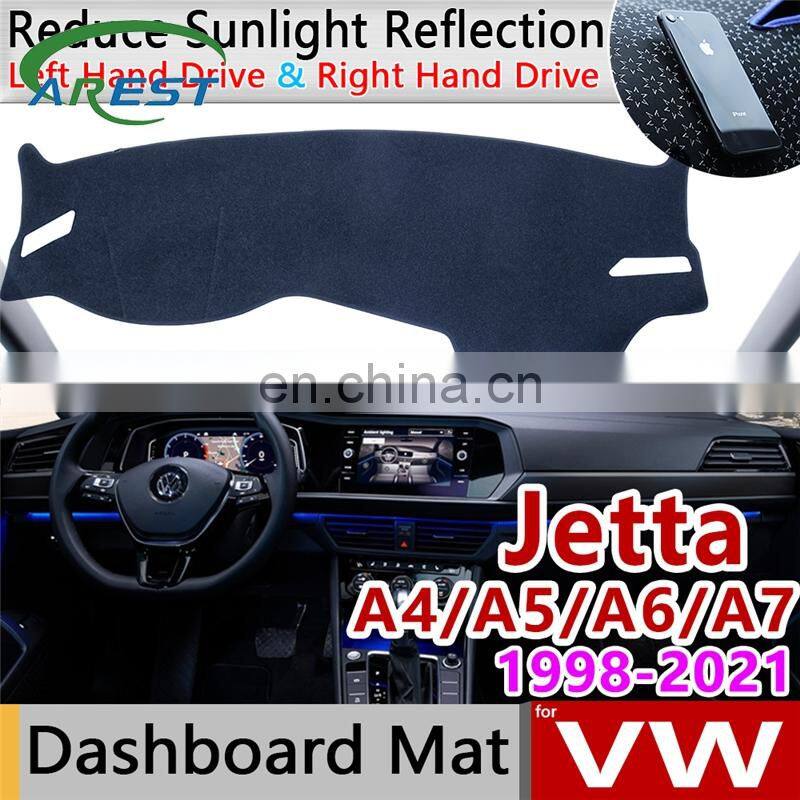 Slip Mat Dashboard Pad Sunshade Accessories for Volkswagen VW Jetta A4 A5 A6 A7 MK4 MK5 MK6 MK7 Bora 2010 2011 2012 2013 2014