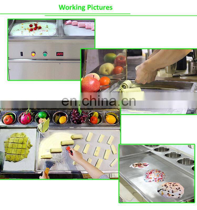 Single Pan Cold Plate For Ice Cream