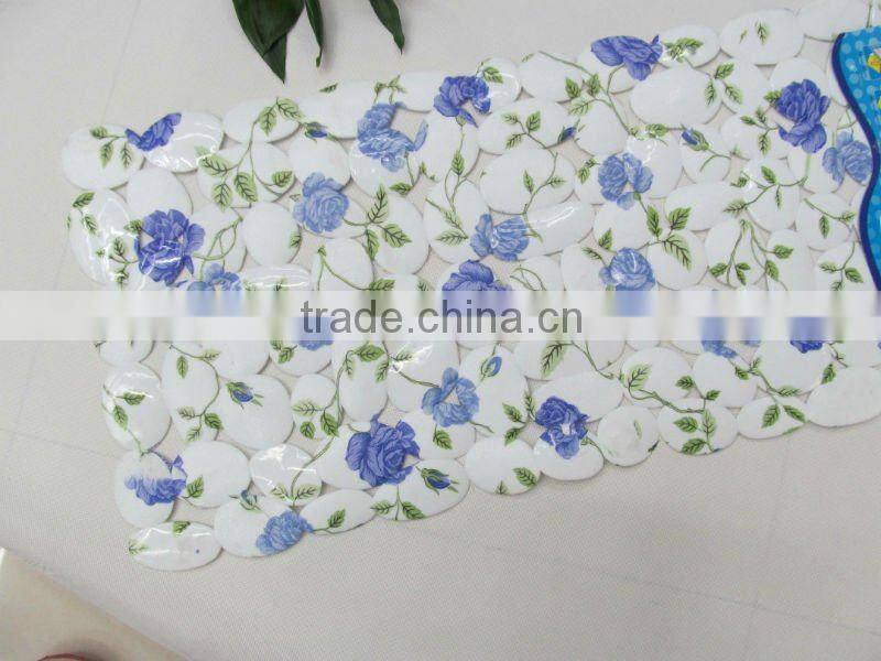 PVC printed bath mat (JK-6670)