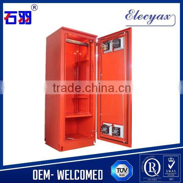SK-301 Telecommunication with axial fan Aluminum/SUS/galvanized steel outdoor cabinet/enclousre/rack/box