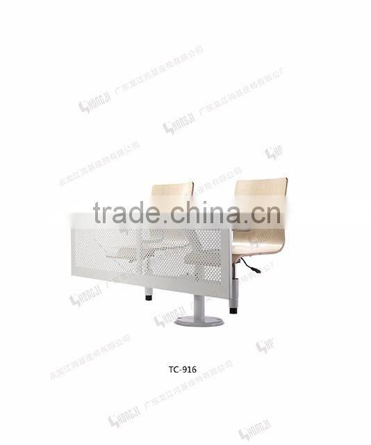 Own patent school desk student chair school furniture TC-916-V for classroom