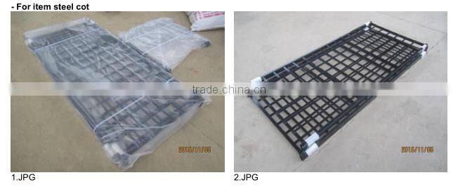 Metal frame bunk beds Simple and strong metal bunk bed for school furniture