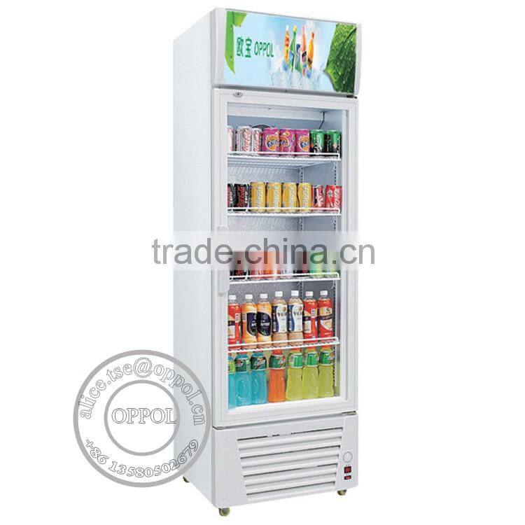 OP-A700 Single Glass Door Vertical Showcase Refrigerator