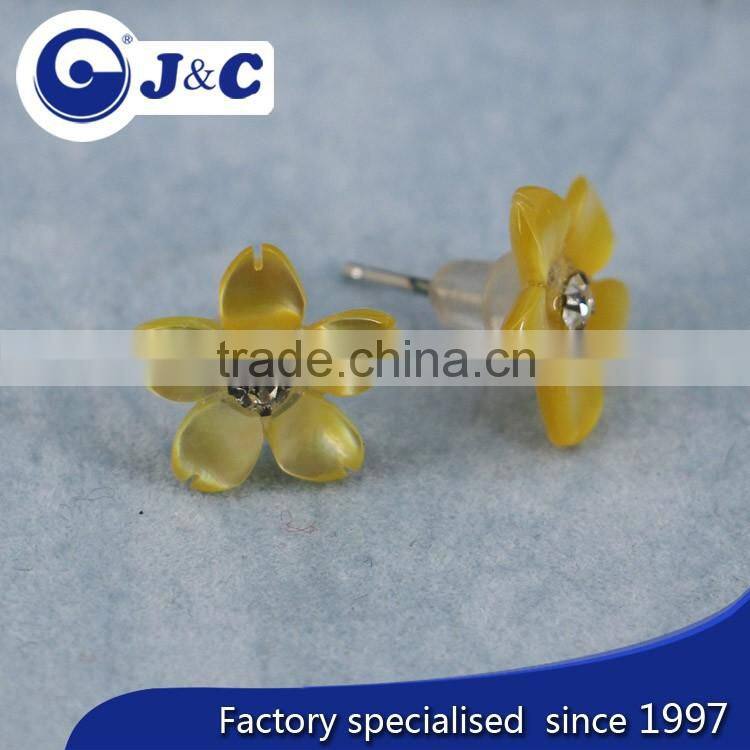 customized natural mother of pearl shell ear-ring clip