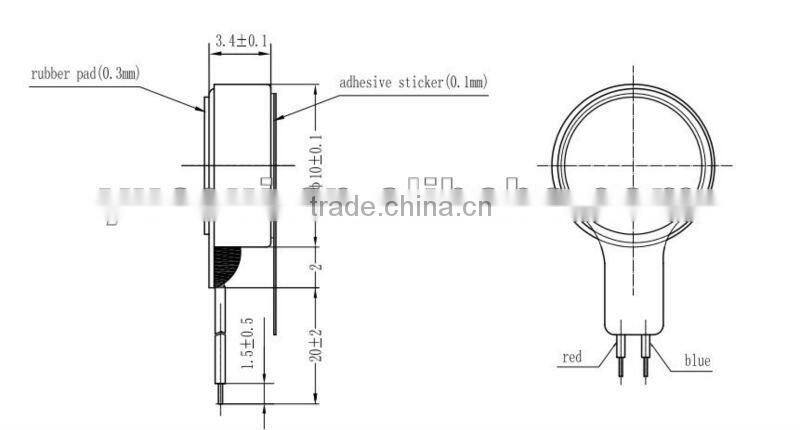 3.0V brush mini vibrational motors for mobile phones