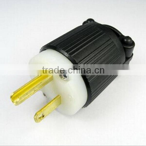UL Listed Popular Super Tough Nylon Nema 5-20P/nema 5-20 power industrial plug/NEMA extension plug