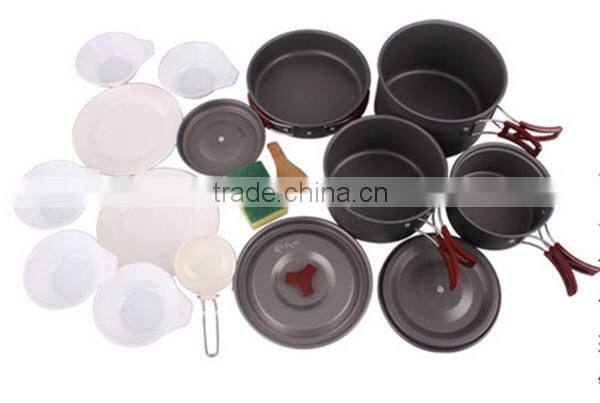 5~6persons Outdoor portable cookware camping Aluminum alloy PY71005