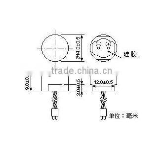 Waterproof auto ultrasonic sensor