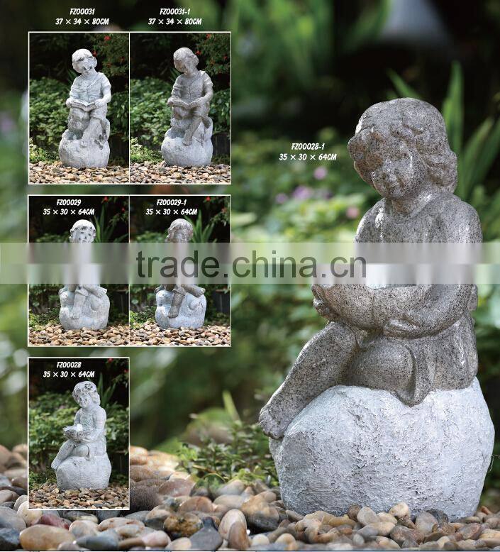 garden ornaments fiberglass african lady fountain