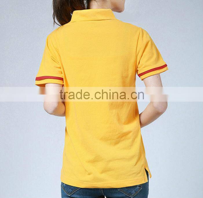custom cotton promotion 2-color workwear polo shirt