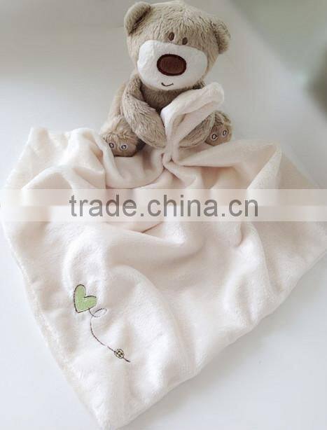 newborn towel bear blankie/Infant Reassure Towel/bear blankie