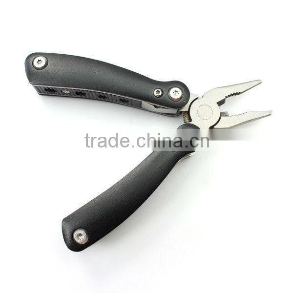 Combination plier with black handle