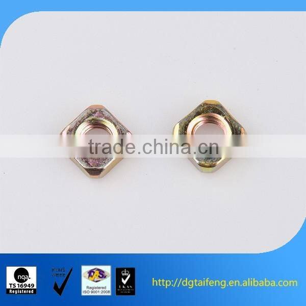 galvanized straight knurled insert nut for automible