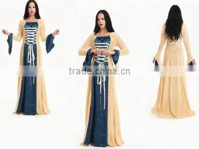 wholesale walson halloween Ladies Costume Fancy Dress Up Medival Vintage Renaissance