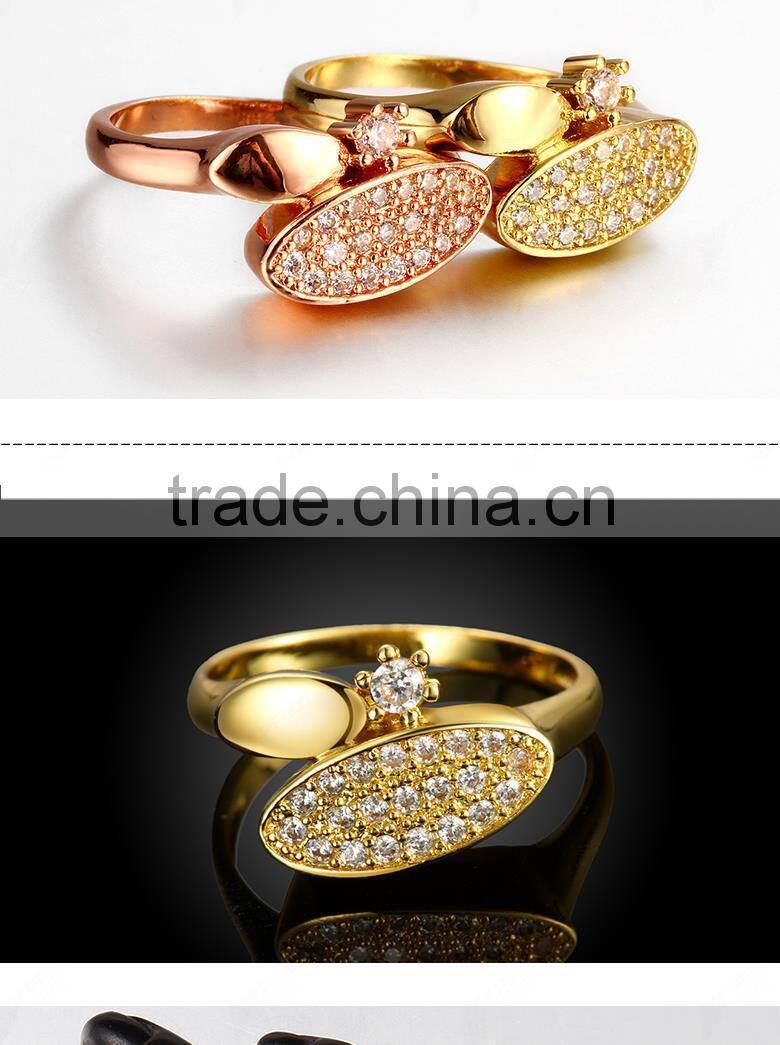 Fashion jewelry accessories 18k gold engagement wedding ring