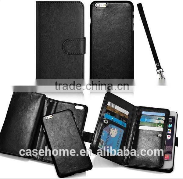 Unique Design Card Slots Wallet Flip Cover for iphone 6s plus