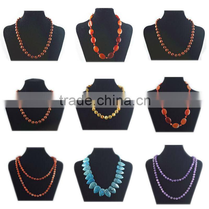 ST0024 shine nature stone hot summer fashion attractive necklace wholesale